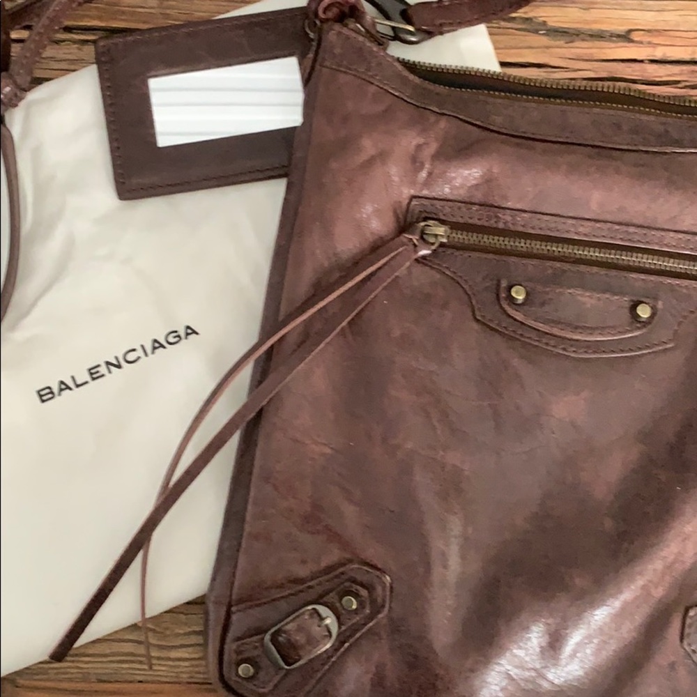 Balenciaga Sac + Miroir Pleine Fleur Aniline - Picture 2 of 5